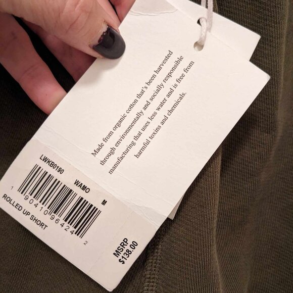 FRAME organic cotton rolled cuff shorts - Picture 6 of 8